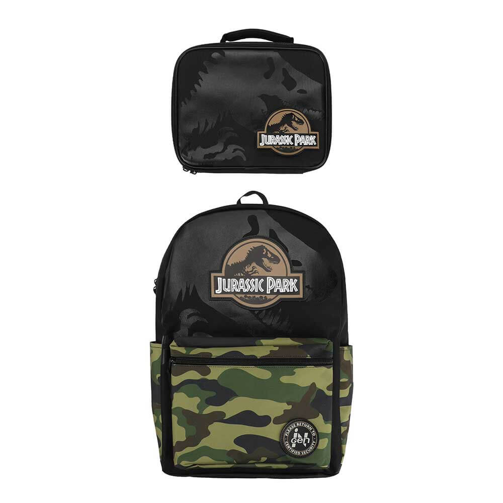 Jurassic Park INGEN Camo Backpack Lunch Tote BioWorld