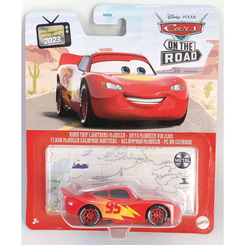 Disney Pixar Cars 2023 Character Cars (Mix 8), Road Trip Lightning McQueen