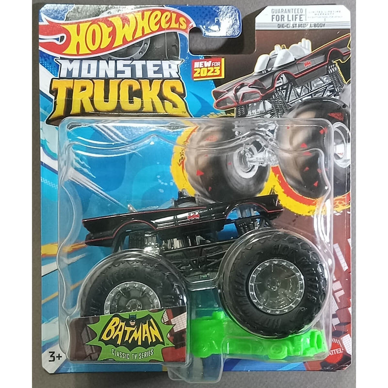 Hot Wheels 2023 1:64 Scale Die-Cast Monster Trucks (Mix 12), Batman Classic TV Series