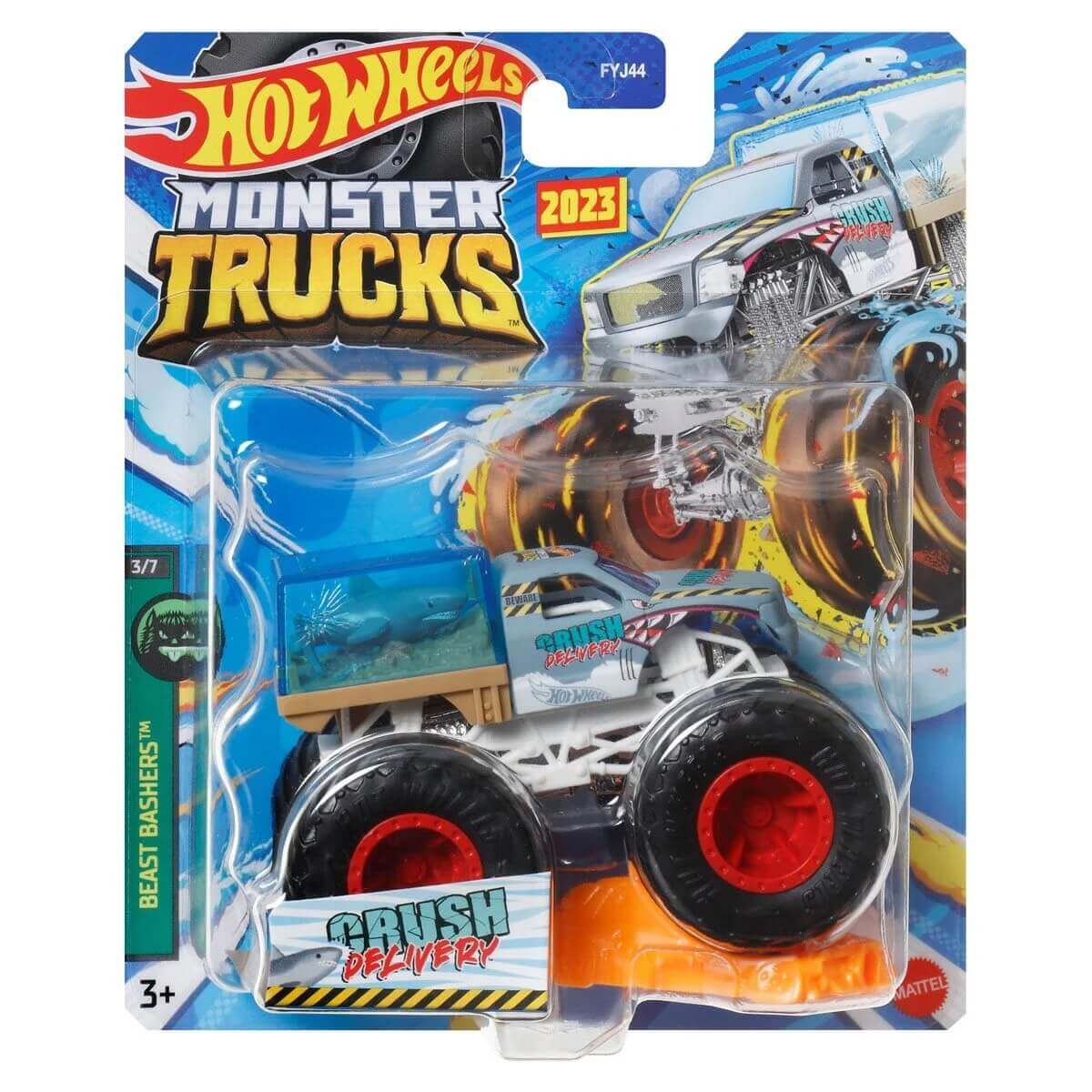  Mattel Hot Wheels Ready-to-Race Monster Truck Builder Race Ace,  27-Piece Pretend Play Set, Kids Toys for Ages 3 Up by Just Play : Toys &  Games