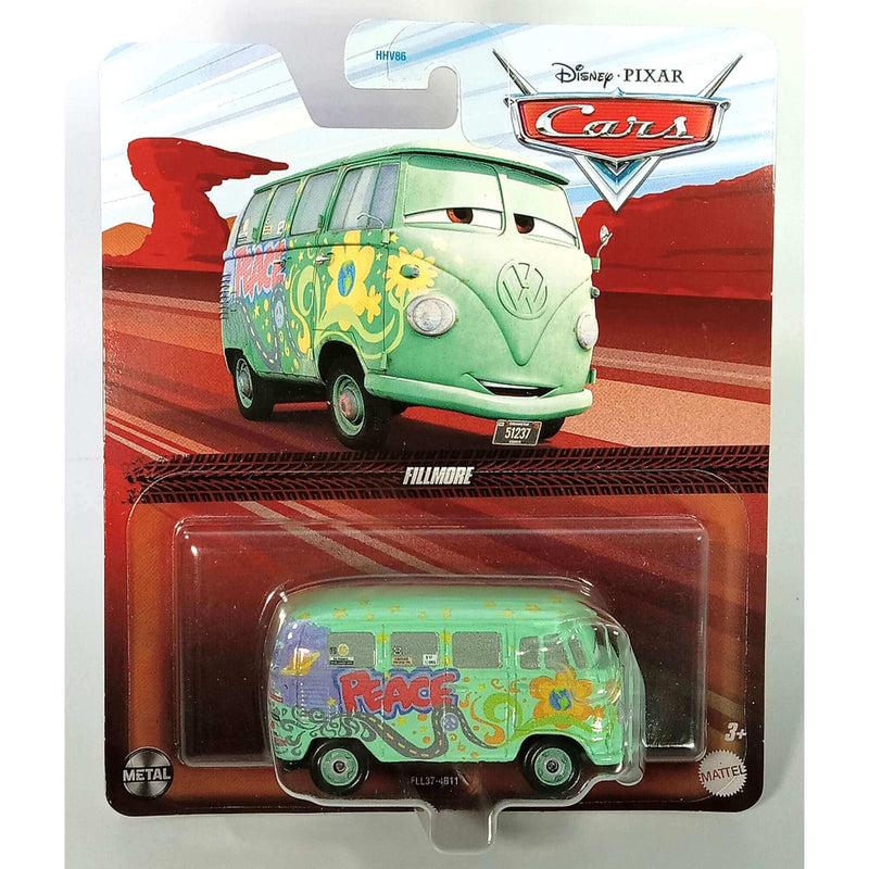 Disney Pixar Cars 2023 Character Cars (Mix 11) 1:55 Scale Diecast Vehicles, Fillmore