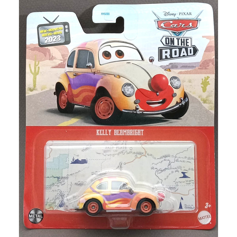 Disney Pixar Cars 2023 Character Cars (Mix 11) 1:55 Scale Diecast Vehicles, Kelly Beambright