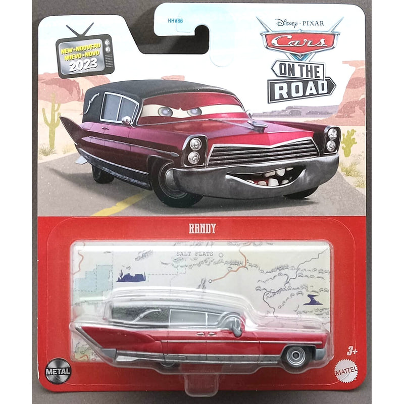 Disney Pixar Cars 2023 Character Cars (Mix 11) 1:55 Scale Diecast Vehicles, Randy