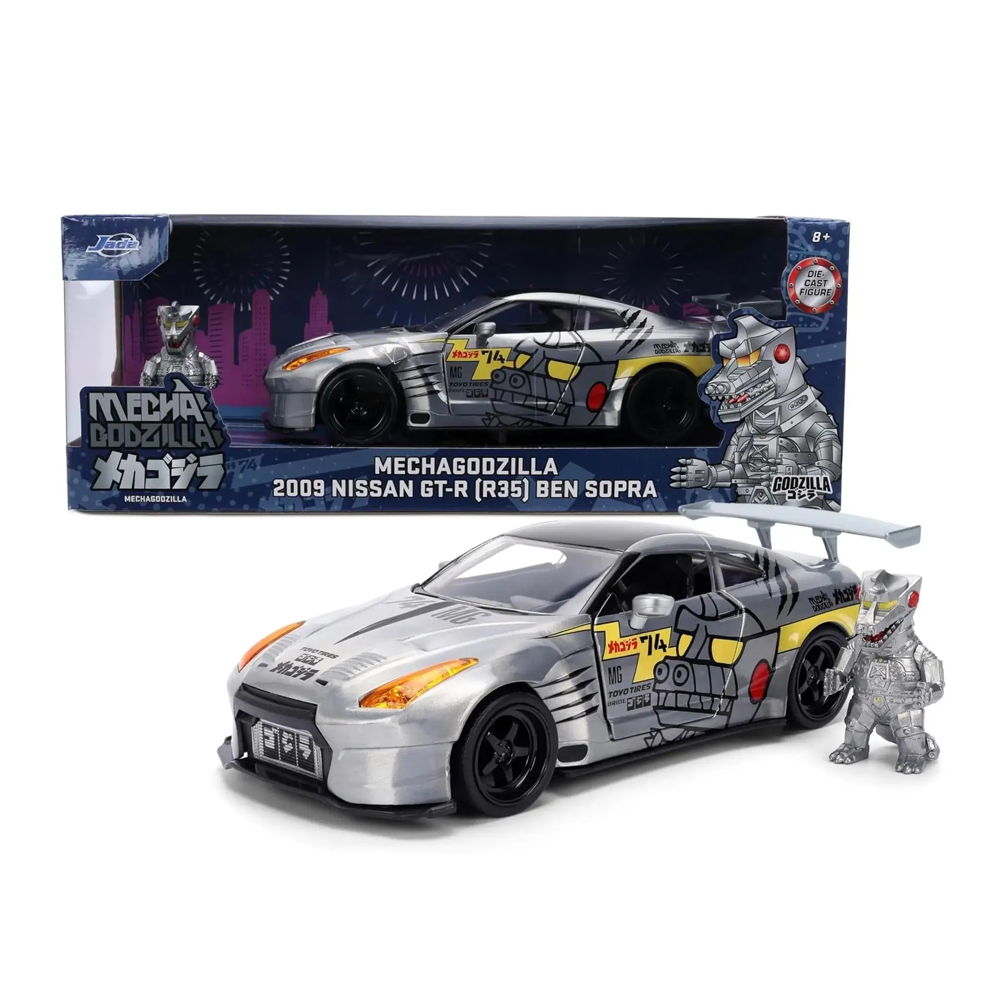 Jada Toys 2009 Nissan GT-R (R35) 1:24 Diecast Car and