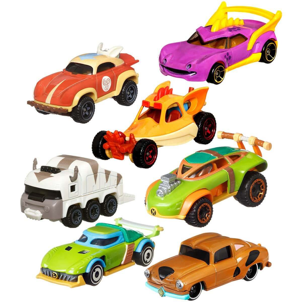 Crash Bandicoot 2023 Hot Wheels Entertainment Character Cars Mix B