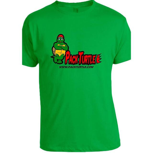 Pack Turtle Logo Design Short Sleeve Adult T-Shirt