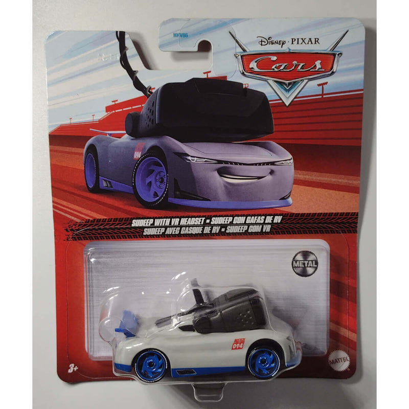 Sudeep with VR Headset, Disney Pixar Cars Character Cars 2022
