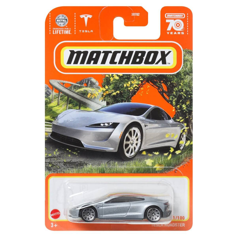 Matchbox 2023 Mainline Cars,  Tesla Roadster