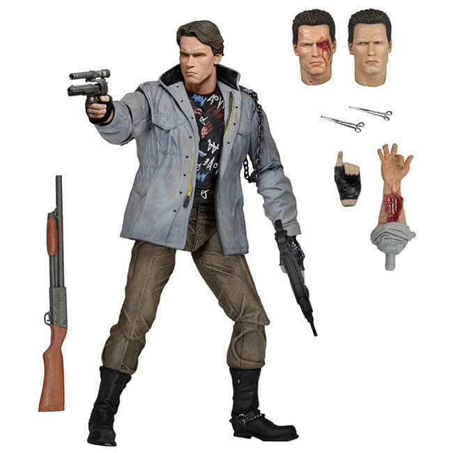 NECA Terminator 7″ Action Figure, Ultimate Tech Noir T-800
