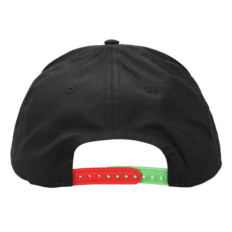 Super Mario Bros Flat Bill Snapback Hat & Bi-fold Wallet Combo, hat back