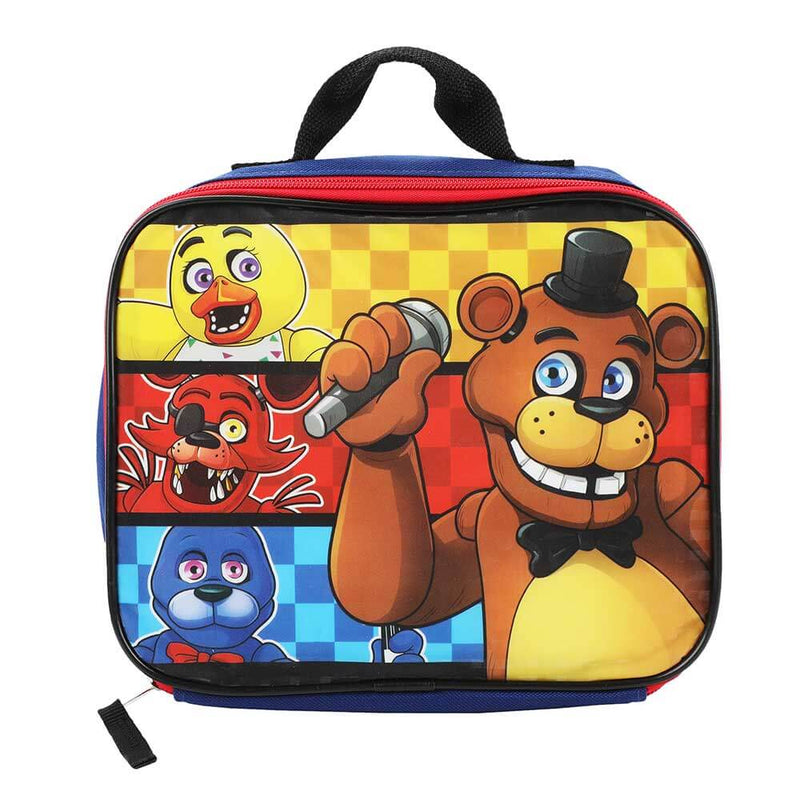 Five Nights at Freddy's Characters Youth 5 Piece Backpack Set - BioWorld, snack bag