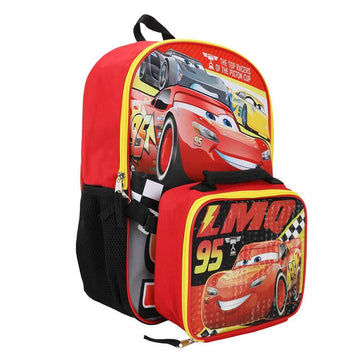 american tourister kids backpack cars Disney Cars Lightning McQueen 16 #95 2-Piece Backpack & Lunchbox Set