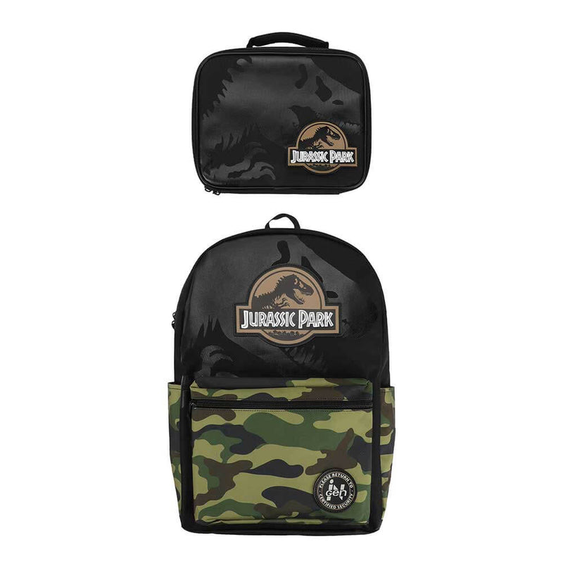 Jurassic Park INGEN Camo Backpack & Lunch Tote - BioWorld