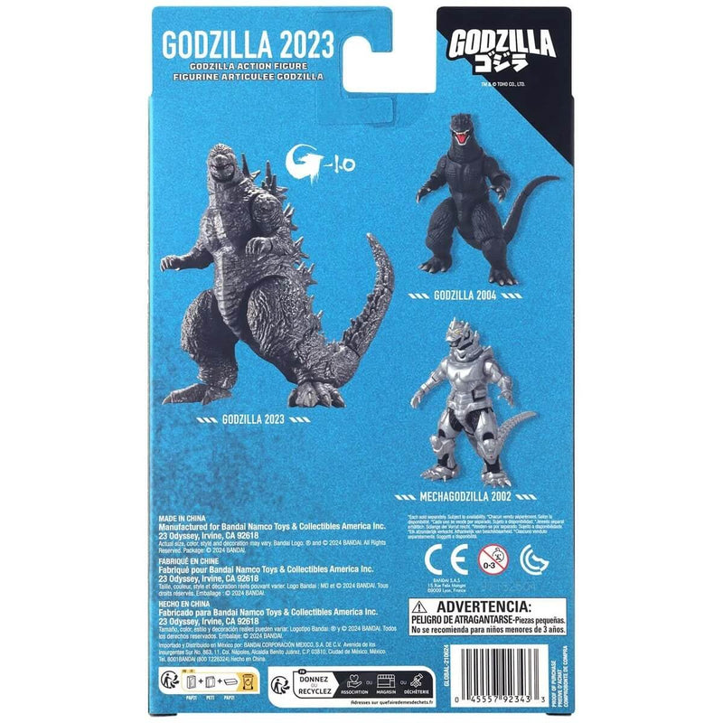 Godzilla Minus One 2023 6" Bandai Action Figure in packaging - back