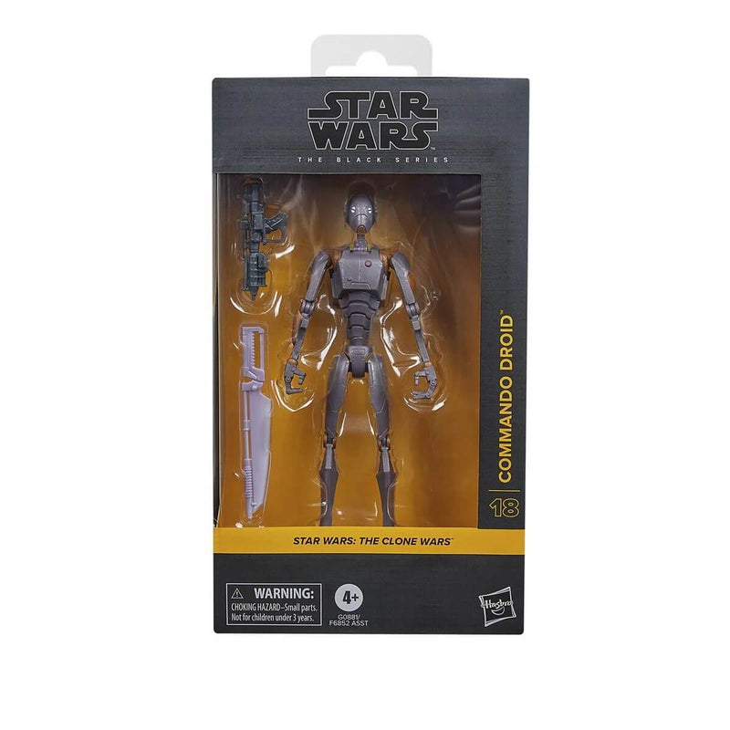 Star Wars The Black Series 2 (Wave 6) 3-Piece Collector's Bundle 6" Action Figures, Clone Commander Bacara in packaging