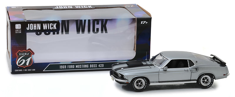 1969 Ford Mustang BOSS 429 - John Wick (2014), with packaging