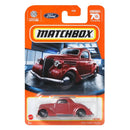 1936 Ford Coupe, Matchbox 2023 Mainline Cars (Mix 9) 1:64 Scale Diecast Cars
