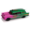 1957 Chevy Ambulance Rat Fink-Green Metallic; Hot Pink w Gold RF Graphics Unpackaged