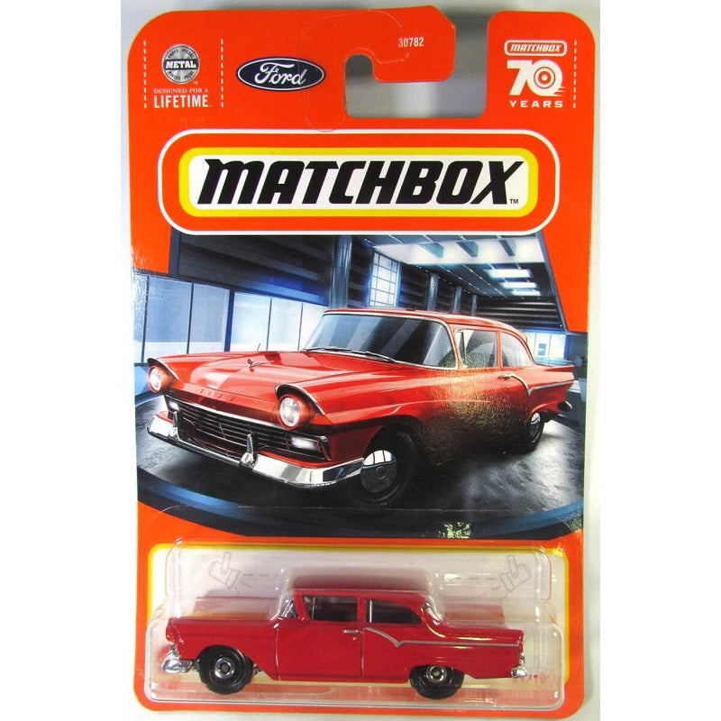 Matchbox 2023 Mainline Cars (Mix 6) 1:64 Scale Diecast Cars, 1957 Ford Custom 300