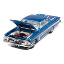 1961 Chevy Impala SS 409 (Scrapin’) (Metallic Blue w White) Hood Open