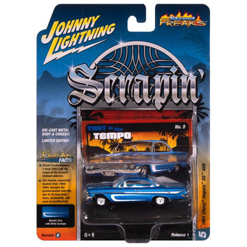 Johnny Lightning 1:64 Street Freaks Haulin' Hearse Noire Avec Boue | Modèle Diecast 2023