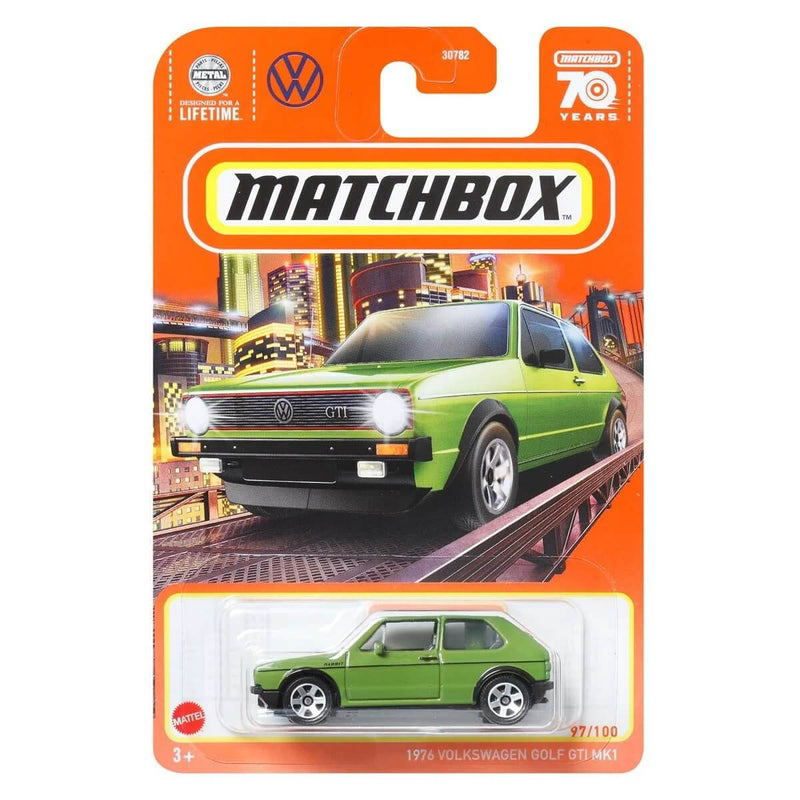 1976 Volkswagon Golf GTI MK1, Matchbox 2023 Mainline Cars