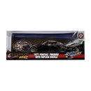 Boxed 1977 Pontiac Firebird model car with replica buckle by Hollywood Rides on a white background.