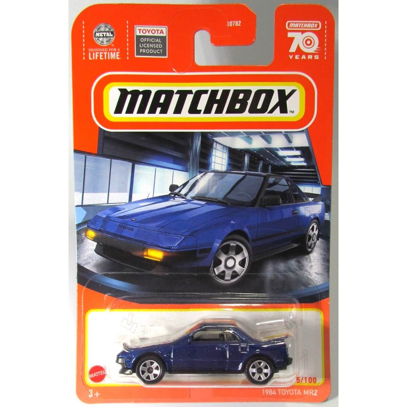 1984 Toyota MR2, Matchbox 2023 Mainline Cars (Mix 10) 1:64 Scale Diecast Cars