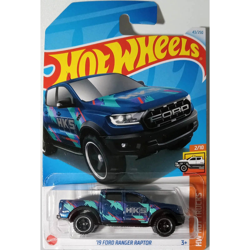 Hot Wheels 2024 Mainline HW Hot Trucks Series 1:64 Scale Diecast Cars (International Card) 2019 ford ranger raptor