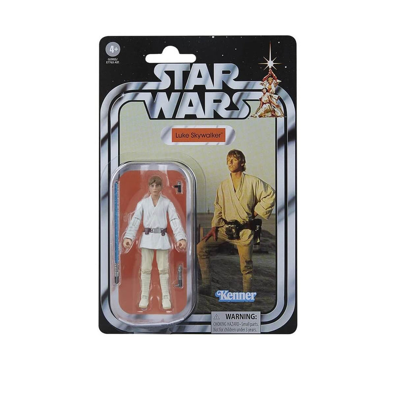 Star Wars Vintage Collection (Wave 21) 5-Piece Collector's Bundle 3 3/4-Inch Action Figures, Luke Skywalker packaged