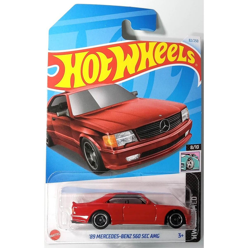 Hot Wheels 2024 Mainline HW Modified Series 1:64 Scale Diecast Cars (International Card) 1989 Mercedes-Benz 560 SEC AMG