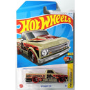Hot Wheels 2024 Mainline HW Art Cars Series 1:64 Scale Diecast Cars (International Card) 1967 Chevy c10 in beige