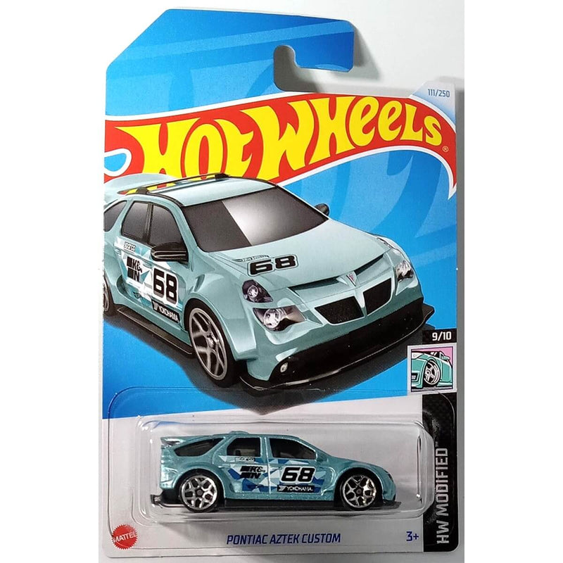 Hot Wheels 2024 Mainline HW Modified Series 1:64 Scale Diecast Cars (International Card) Pontiac Aztek Custom