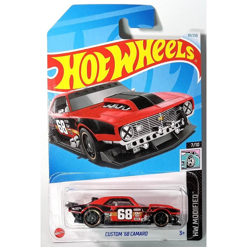 Hot Wheels 2024 Mainline HW Modified Series 1:64 Scale Diecast Cars (International Card) Custom 1968 Camaro