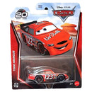 Mattel Disney Pixar Cars Todd Marcus die-cast metal toy car in its original blister card packaging, featuring the red number 123 race car with 'No Starch' branding.