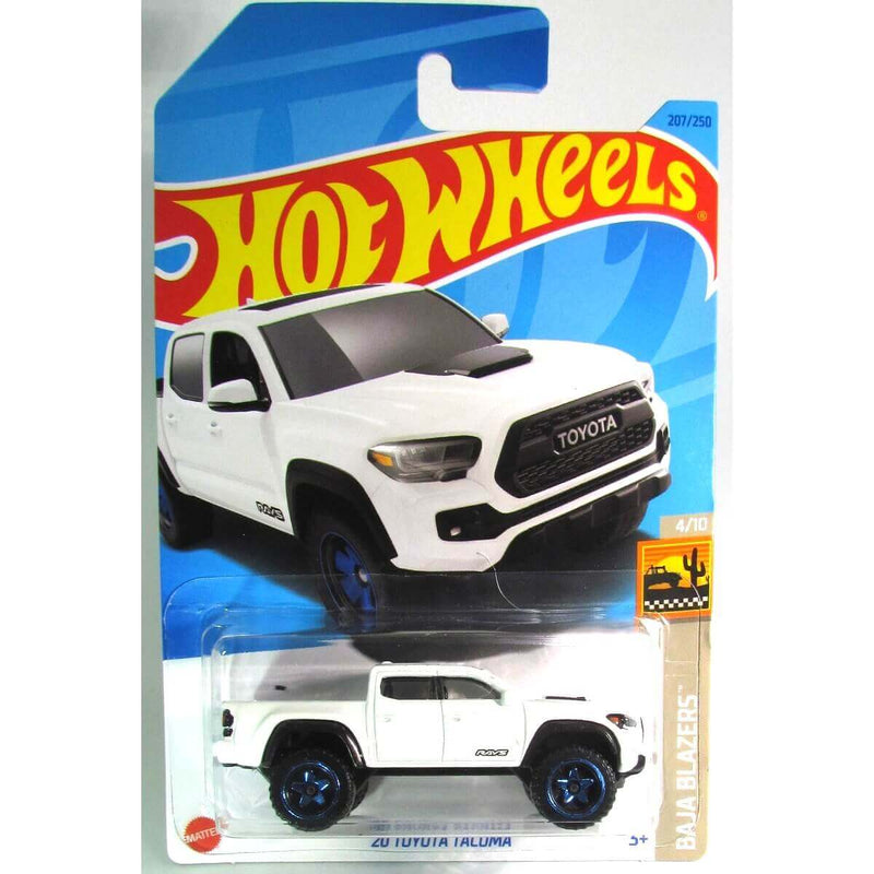 Hot Wheels 2023 Mainline Baja Blazers Series 1:64 Scale Diecast Cars (International Card), '20 Toyota Tacoma 4/10 207/250 HKG75