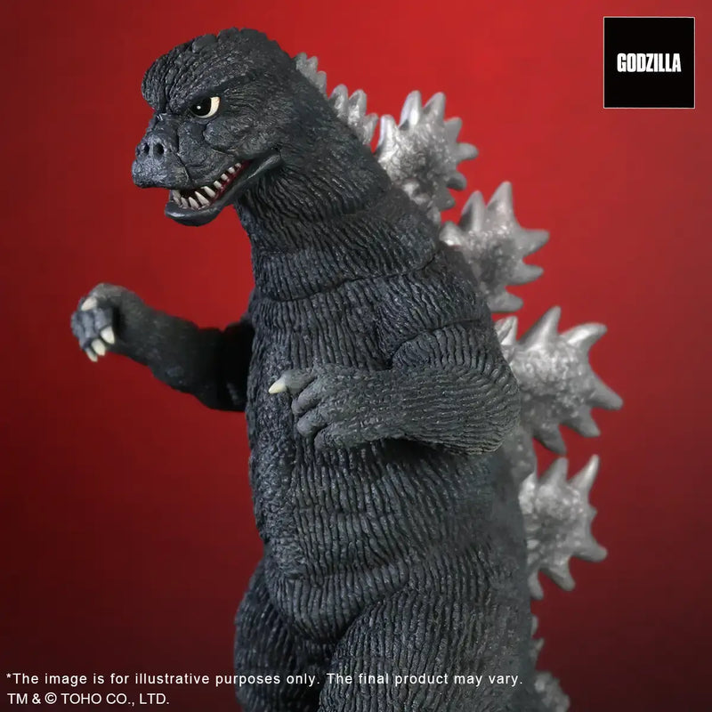 Godzilla (1974) TOHO Daikaiju Series, 9" x 13" Star Ace, X-Plus, closeup of figure