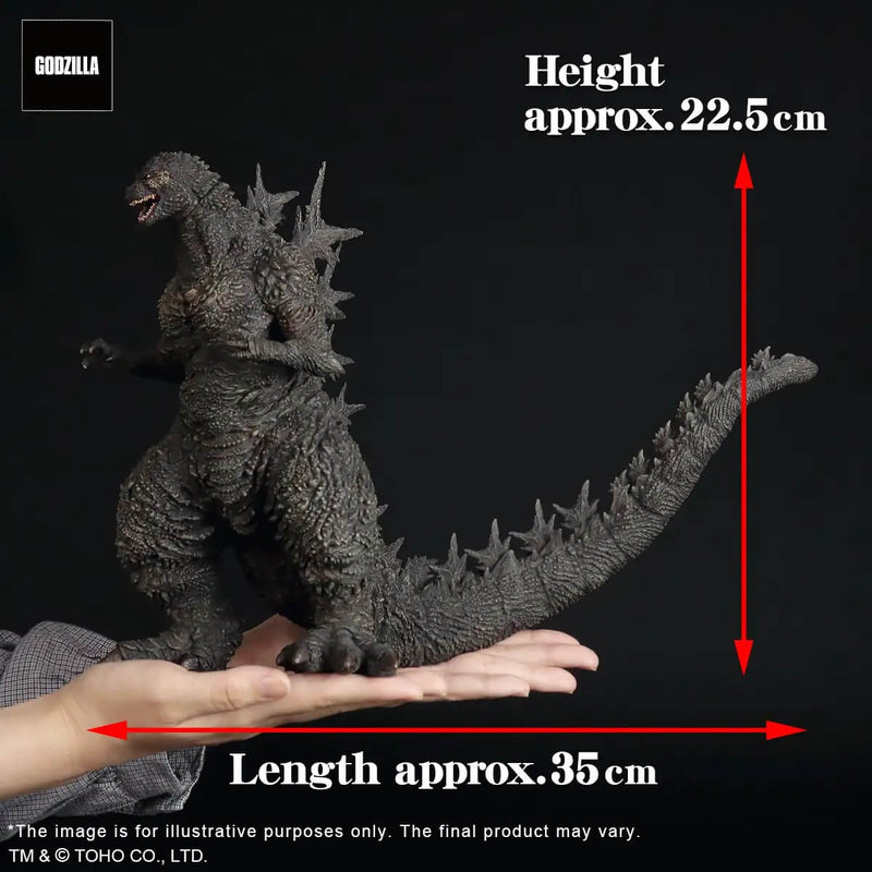 Godzilla Minus One (2023) 9" TOHO Daikaiju Series Figure, X-Plus, size measurements