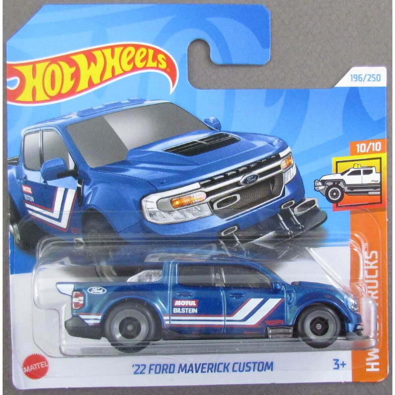 Hot Wheels 2024 Mainline HW Hot Trucks Series Cars (Short Card) 2022 Ford Maverick Custom