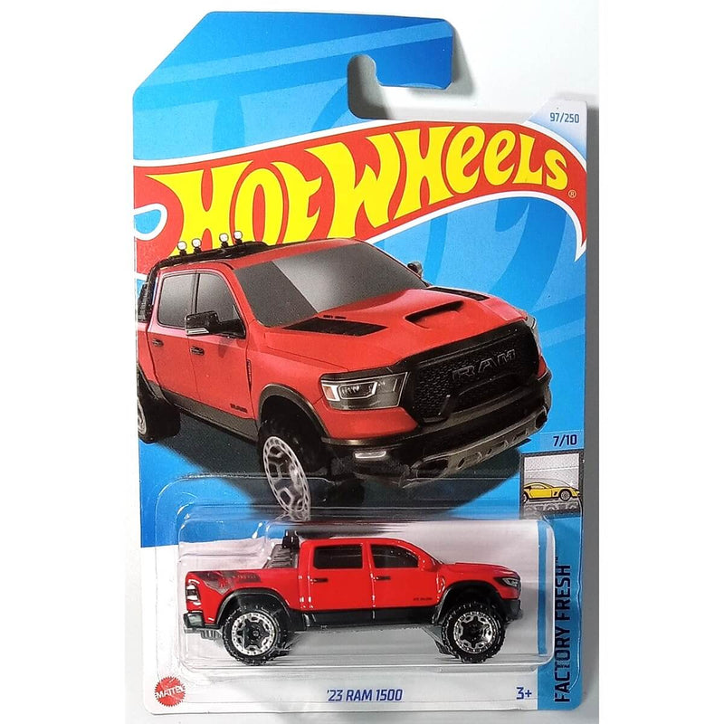 Hot Wheels 2024 Mainline Factory Fresh Series 1:64 Scale Diecast Cars (International Card) '23 Ram 1500