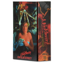 VHS tape-style packaging for 'A Nightmare on Elm Street' with a character and horror elements.