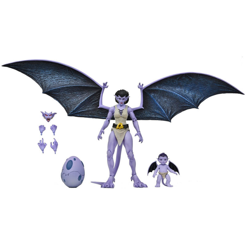 NECA Gargoyles Ultimate Angela 7-Inch Scale Action Figure, figure and accessories unpackaged