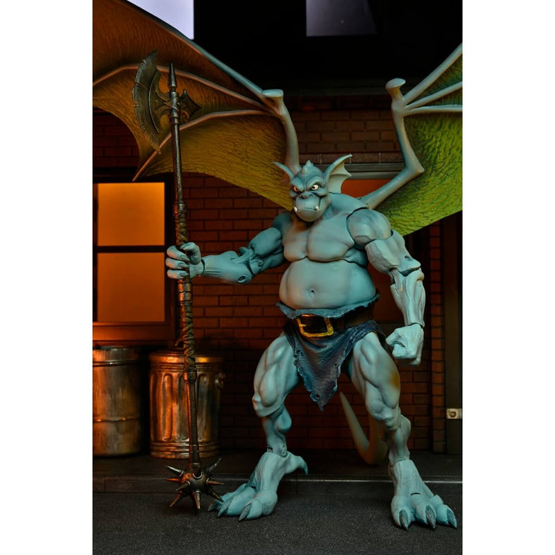 NECA Gargoyles Ultimate Broadway 7″ Scale Action Figure, standing with axe/mace.