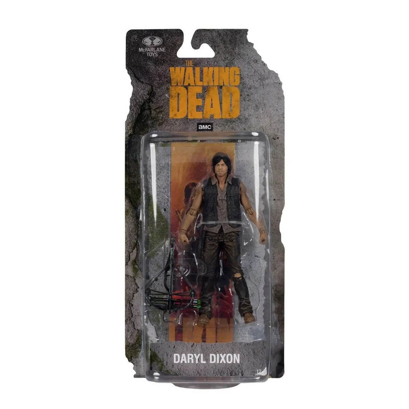 The Walking Dead 5-Inch Scale 4-Piece Collector's Bundle (Wave 1) McFarlane Toys Action Figures, Daryl Dixon in package - front