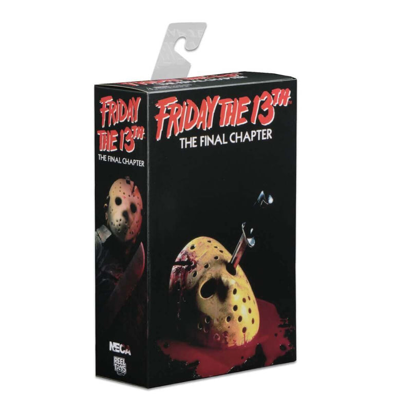 NECA Friday the 13th Part 4 Ultimate Jason 7-Inch Scale Action Figure, package front & right side