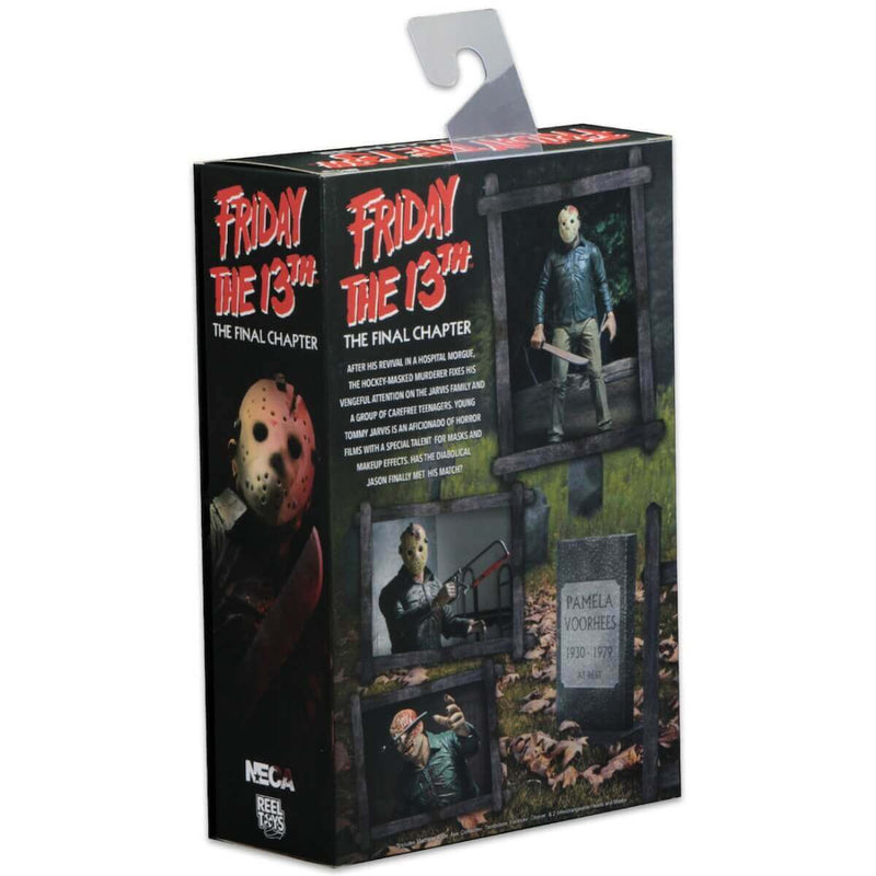NECA Friday the 13th Part 4 Ultimate Jason 7-Inch Scale Action Figure, package back