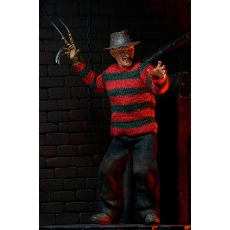 Freddy Nightmare on Elm Street Dream Warriors - 8” Clothed NECA Figure, with glove on