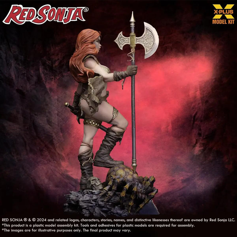 Red Sonja - 1:8 Scale Model Kit - X-Plus, finished right side view