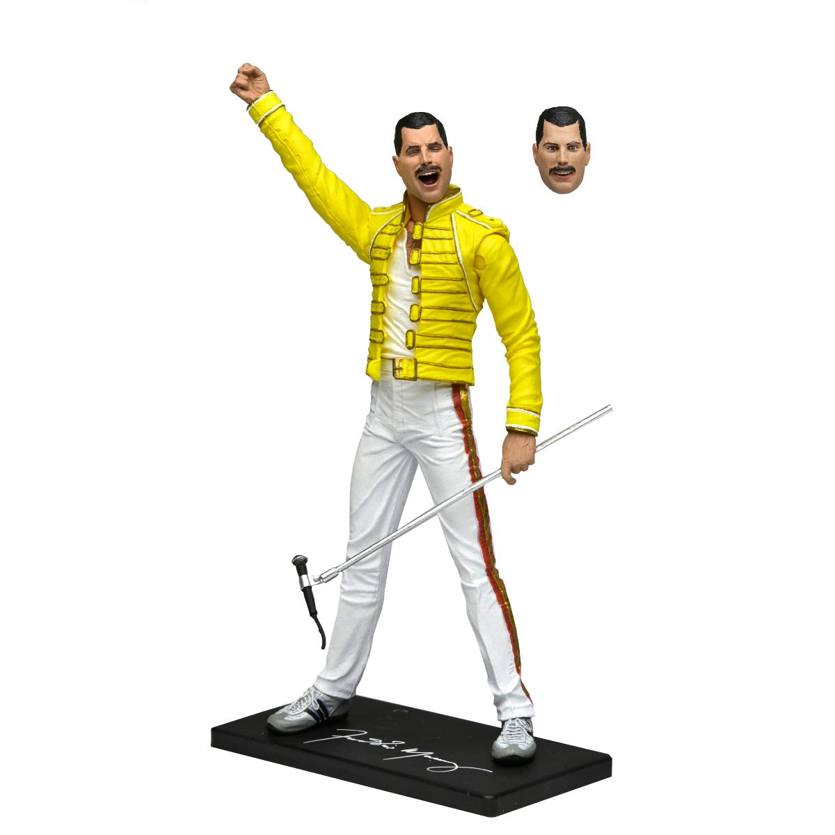 NECA Freddie Mercury Magic Tour Yellow Jacket Action Figure