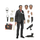 NECA Ultimate Vincent Price 7 Inch Scale Action Figure, pictured with accessories